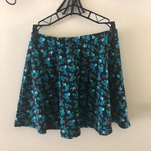 Short Floral Skirt